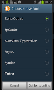 Soho Gothic FlipFont Screenshots 5