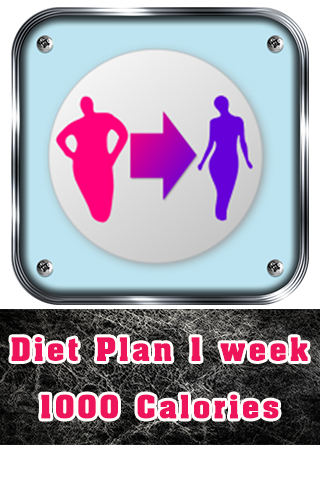 Diet Plan 1 week 1000 Calories