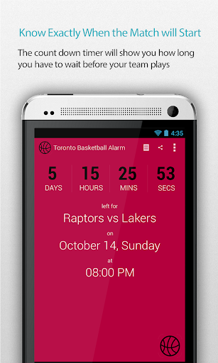 Toronto Basketball Alarm Pro