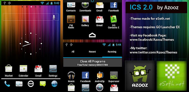 Ice Cream Sandwich Go Launcher v1.0