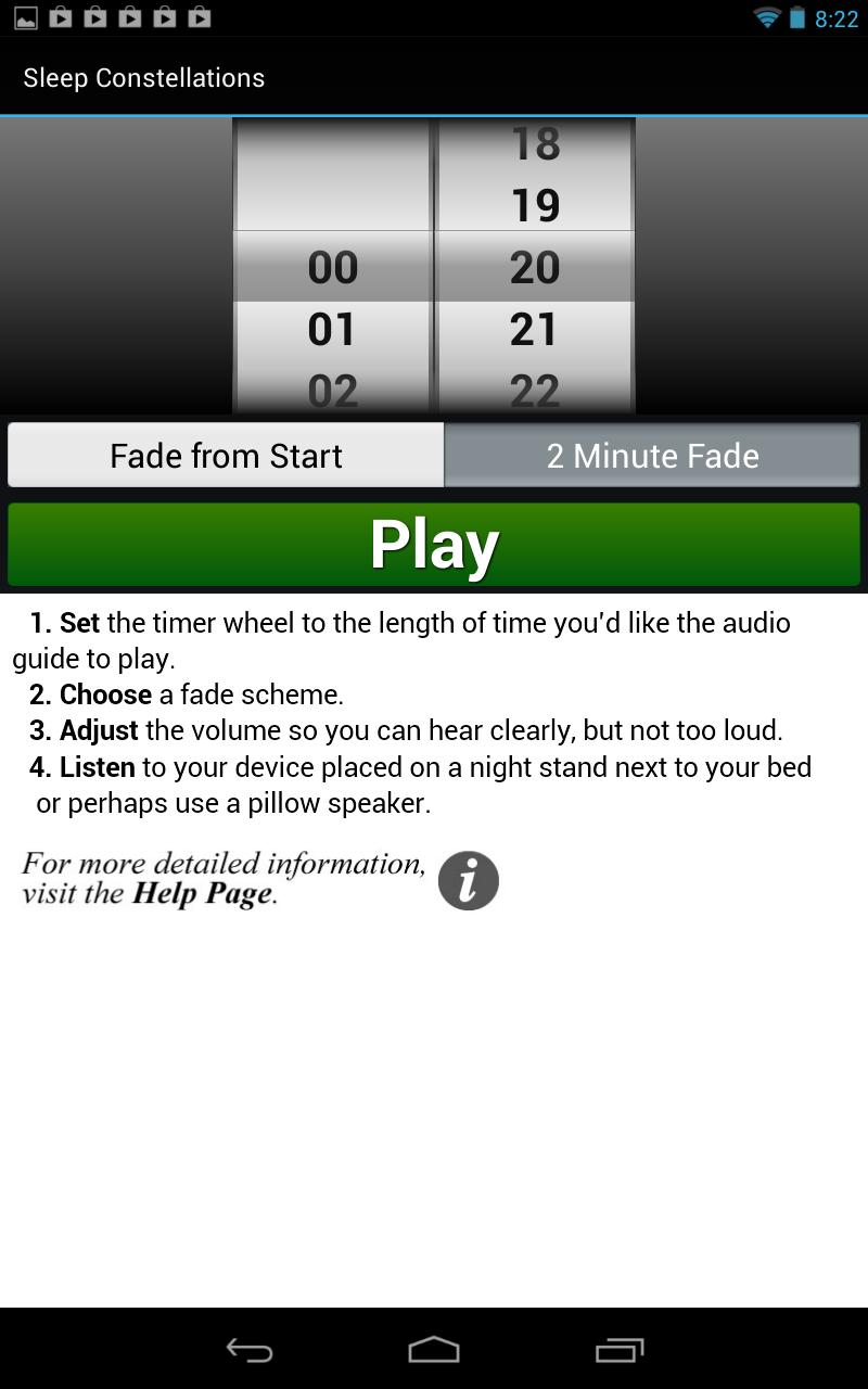 Sleep Constellations Screen 2