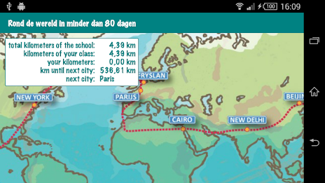 80 dagen - Around the world poster 2