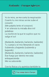 Top songs lyrics Europe Screenshots 15