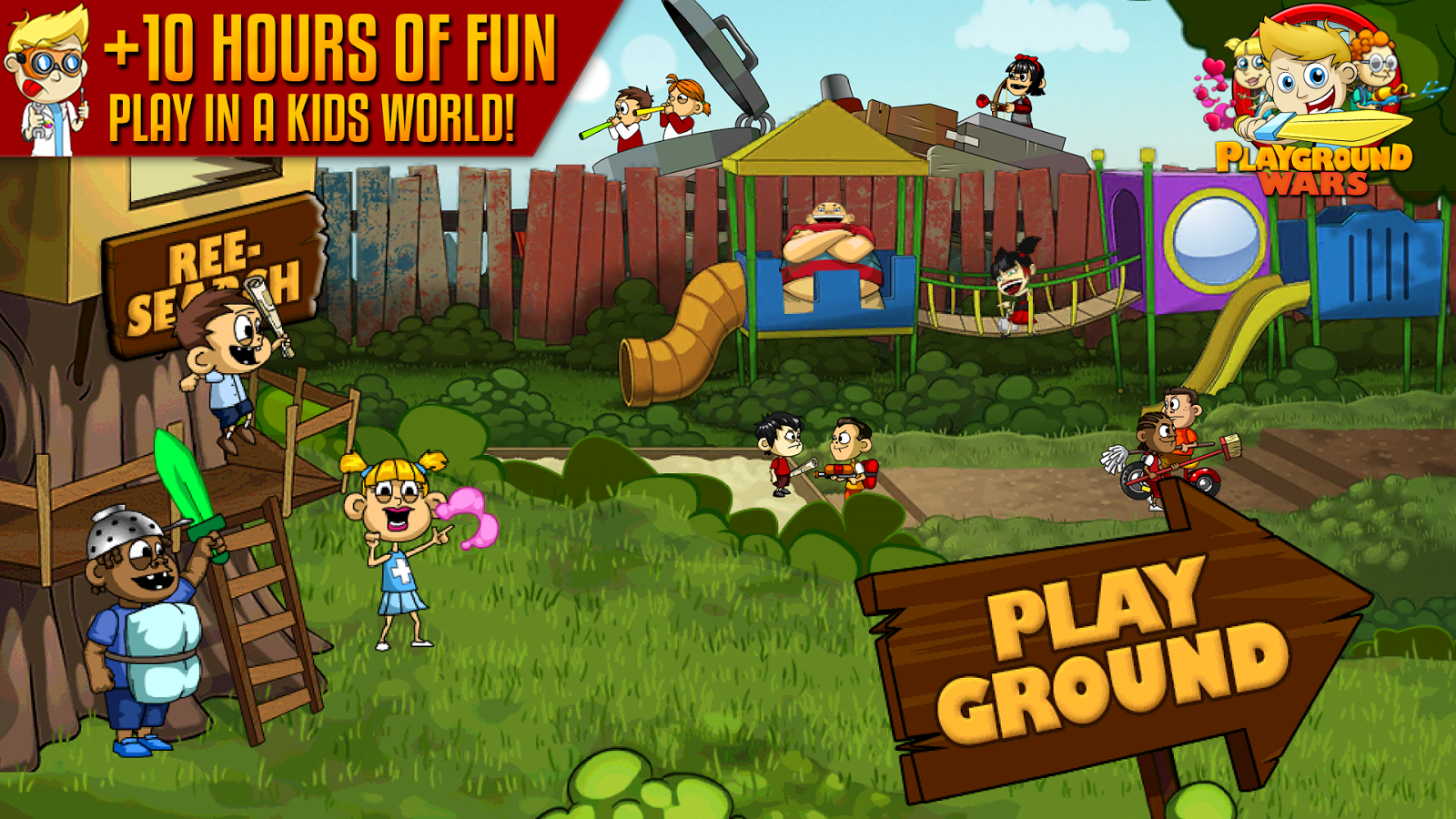 Playground Wars - screenshot
