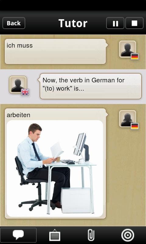 iStart German! Android Screen 2