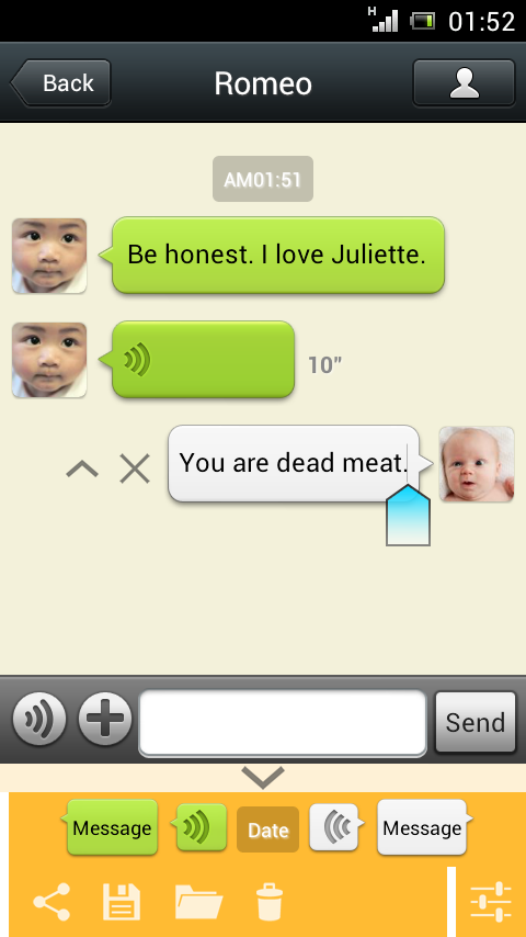 WeCheat - WeChat Prank Screen 1