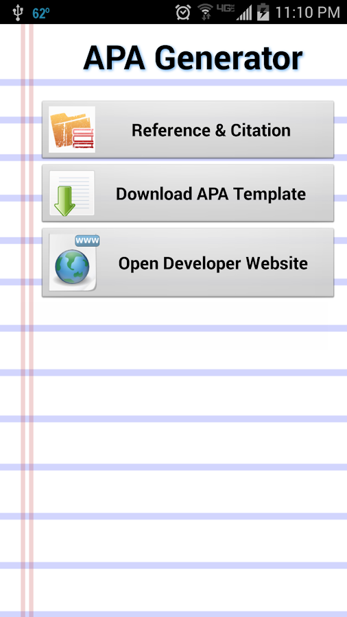 Apa Format Link Generator