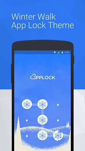 Winter Walk: App Lock Theme