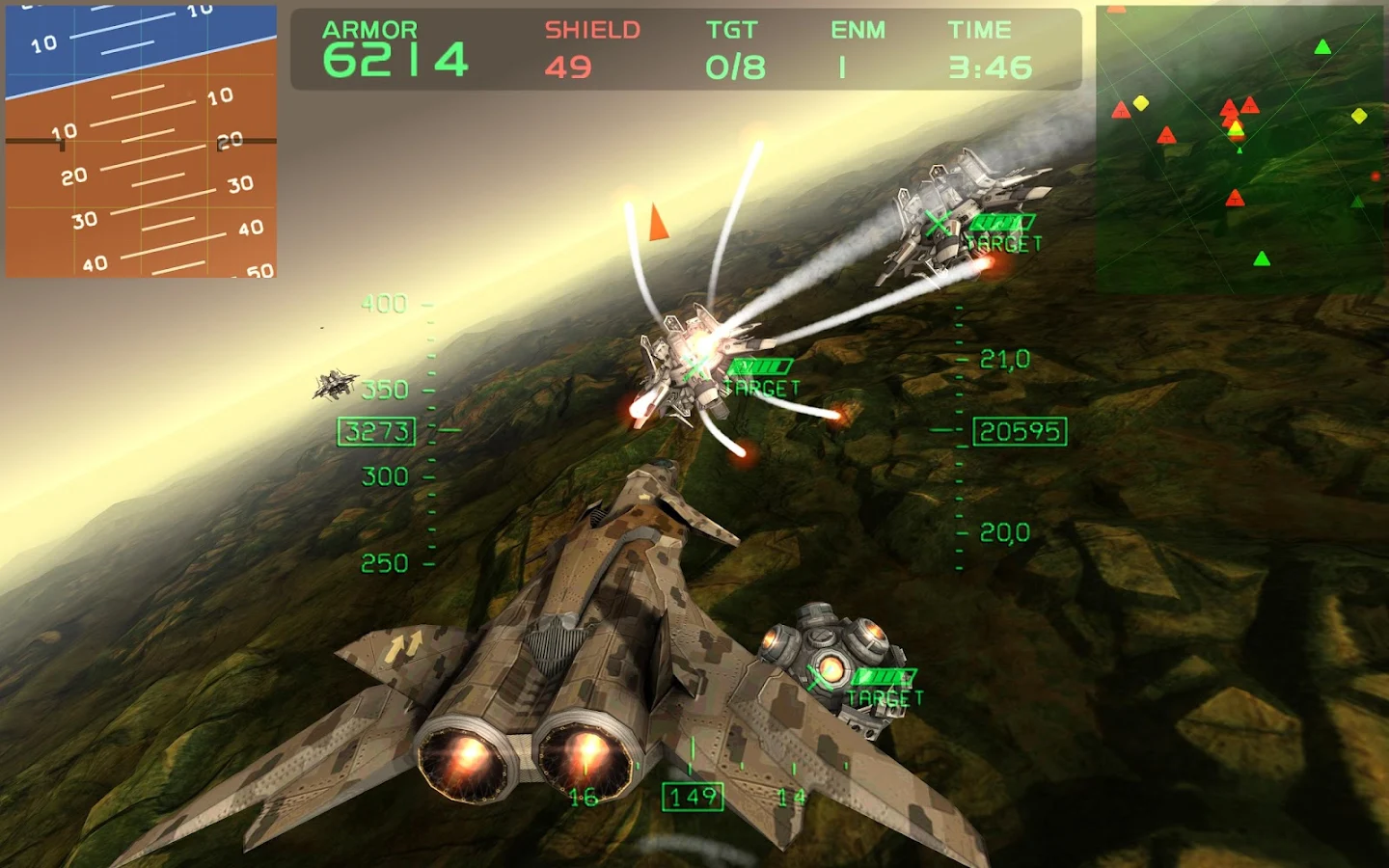   Fractal Combat X- หน้าจอ 