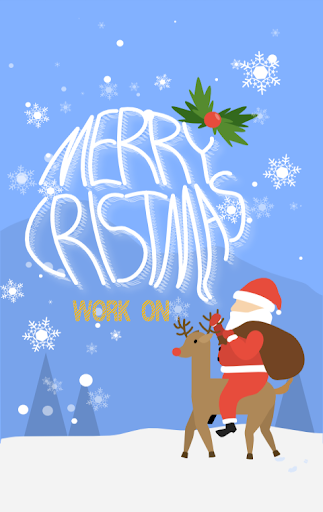 Work on Xmas - KakaoTalk Theme