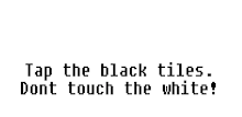 Tap the black tiles APK