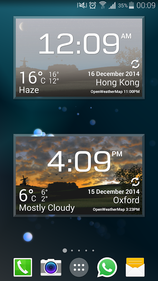cliMate Animated WeatherWidget - screenshot