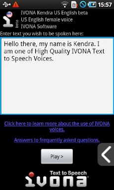 IVONA Text-to-Speech HQのおすすめ画像1