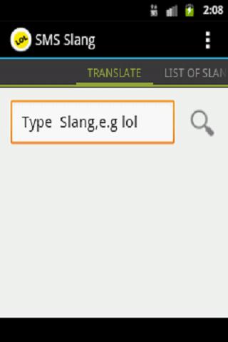 Sms Slang Translation