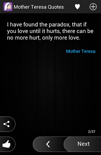 【免費娛樂App】Mother Teresa Quotes-APP點子