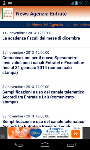 News Agenzia Entrate