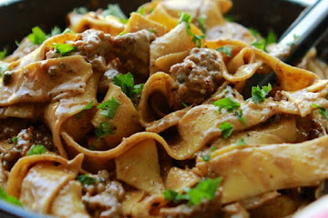 Spicy Sausage Alfredo Pasta