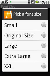 Font Size for root users