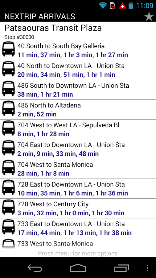 la trip planner metro