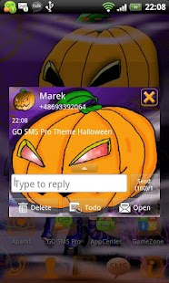 How to install Theme Halloween for GO SMS Pro patch 3.0 apk for bluestacks