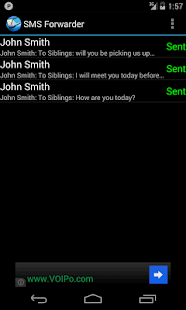 SMS Forwarder Screenshot