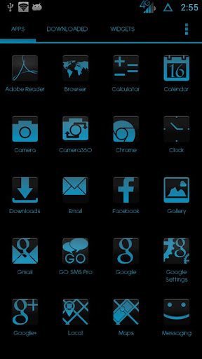 【免費個人化App】BLUE ICONS-APP點子