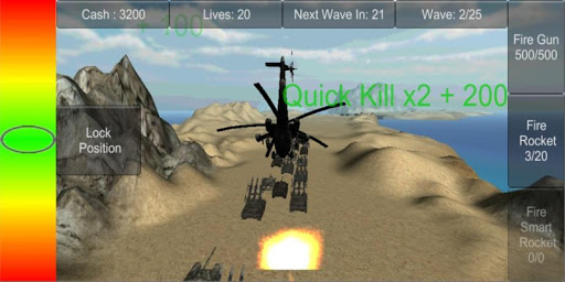 【免費動作App】Attack Chopper Path Defence 3D-APP點子