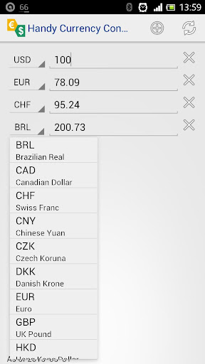 Handy Currency Converter