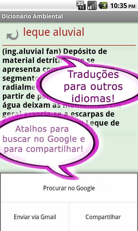 Dicionário Ambiental - Brasil Screen 3
