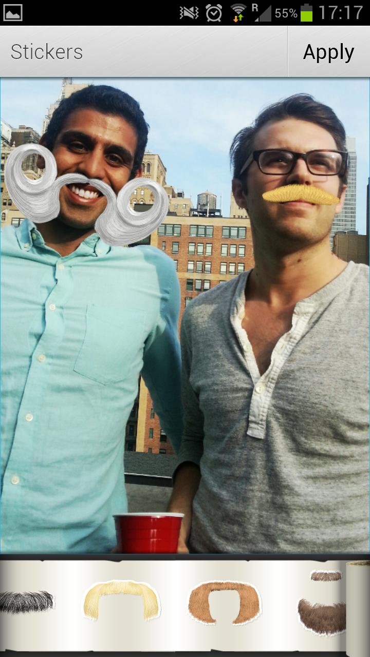 Aviary Stickers: Mustaches Screen 3