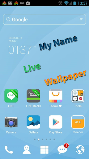 My Name Live Wallpaper