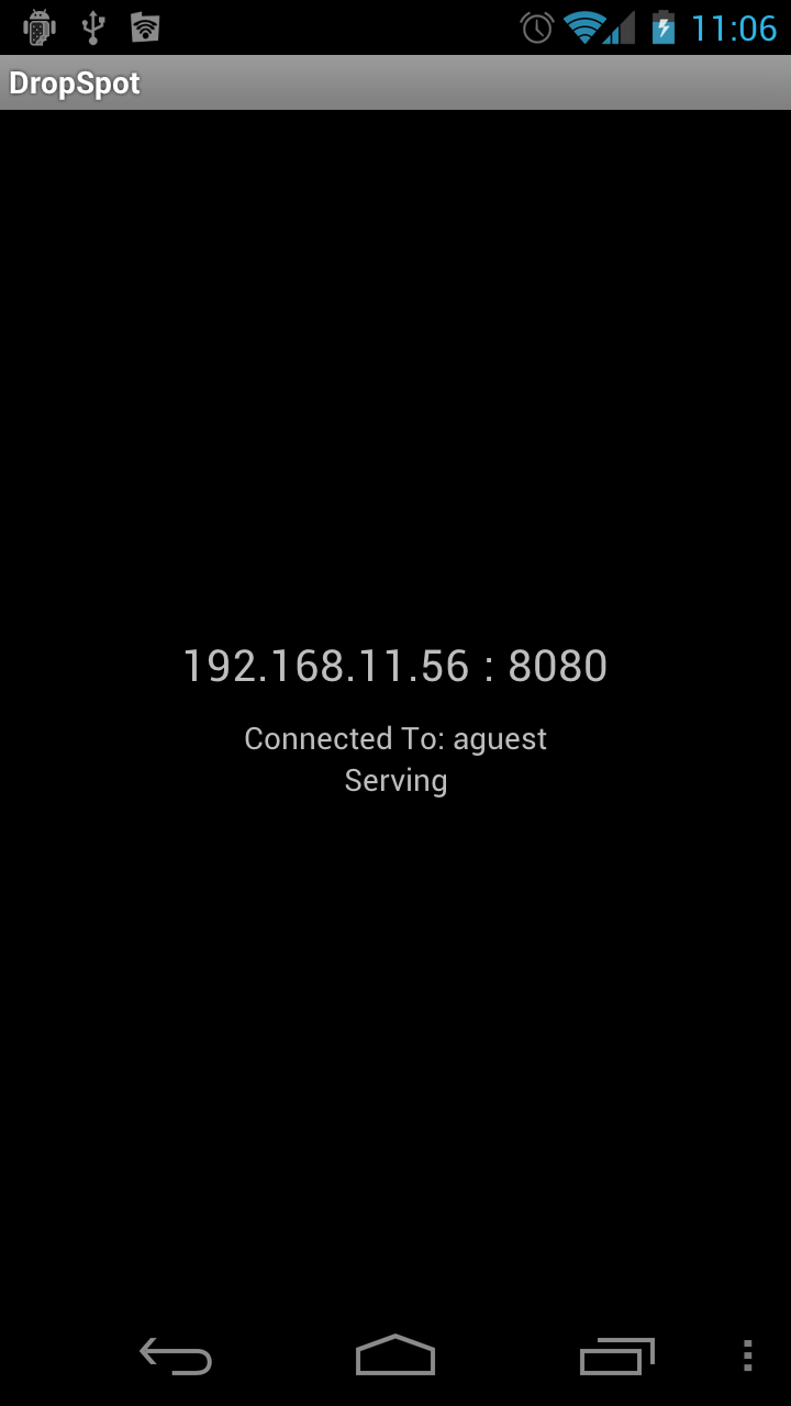 DropSpot Screen 1