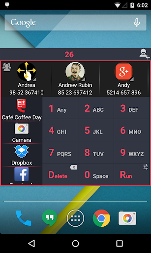 App Dialer – Contact Search