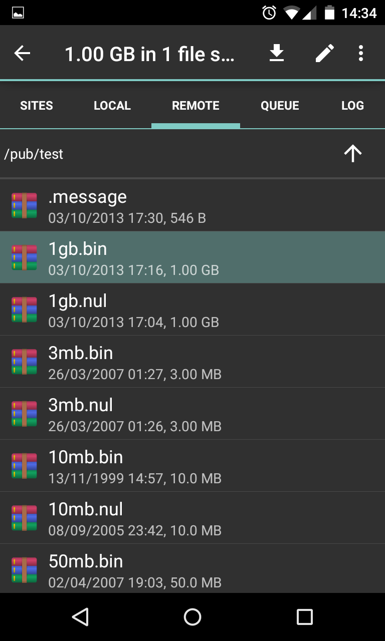 FTP Express Pro Screen 2