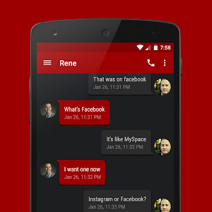 EvolveSMS Theme Stealth Red.apk 5.5.4