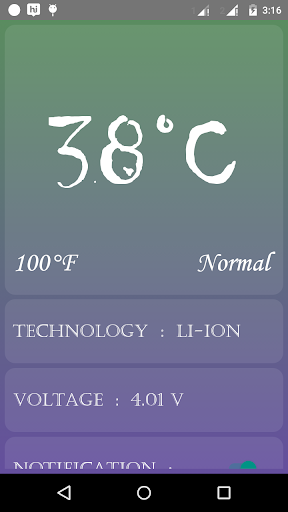 【免費生產應用App】Battery Temperature-APP點子