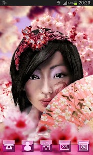 Japan Girl GO Launcher EX Buy Screenshots 3