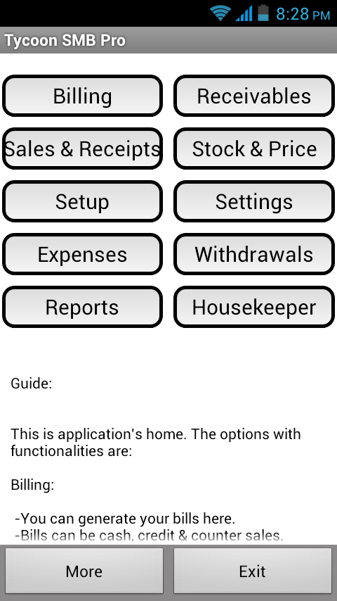   Tycoon SMB-Invoice/POS/Billing- screenshot 