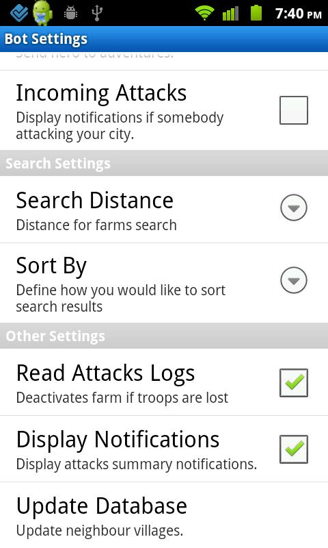 Travian AutoTasker Screen 3