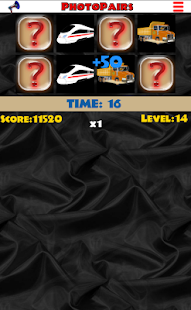 PhotoPairs. Memory game. Screenshots 6