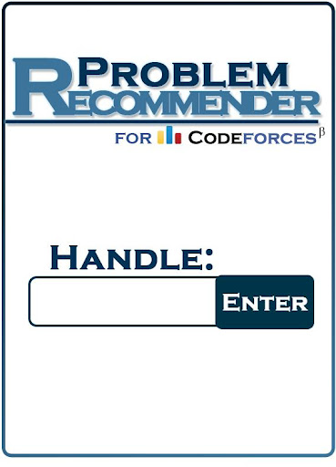 CODEFORCES Problem Recommender