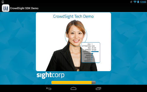 CrowdSight Face Analysis Demo Screenshots 0