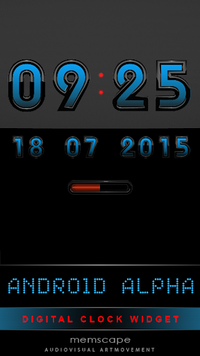 Digital Clock ANDROID ALPHA