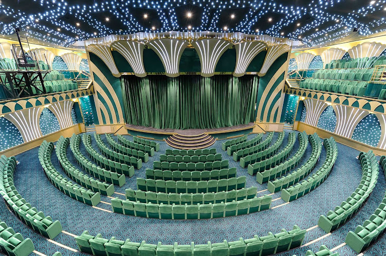 Be impressed by a live performance in the Royal Theatre during your travels aboard MSC Magnifica.