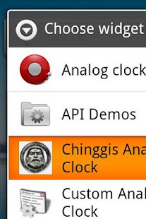 Download Chinggis Khan Clock Widget APK