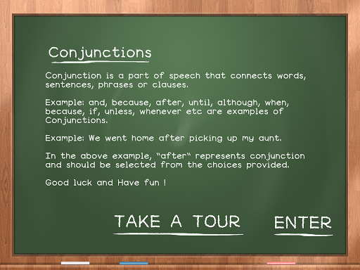 English Conjunctions For Kids