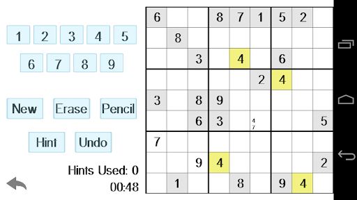 Sleek Simple Sudoku