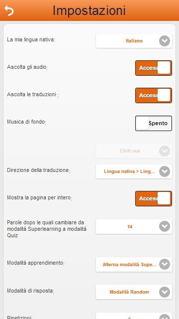 Android application Learn French Vocabulary Free screenshort