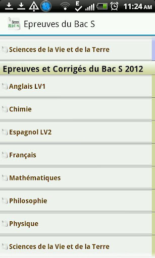 【免費教育App】Épreuves du BAC S-APP點子