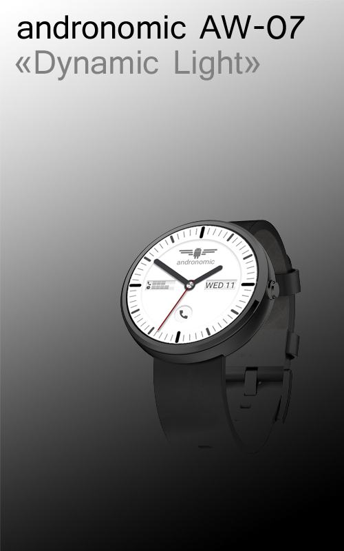 Android application Dynamic Light Watch Face AW-07 screenshort